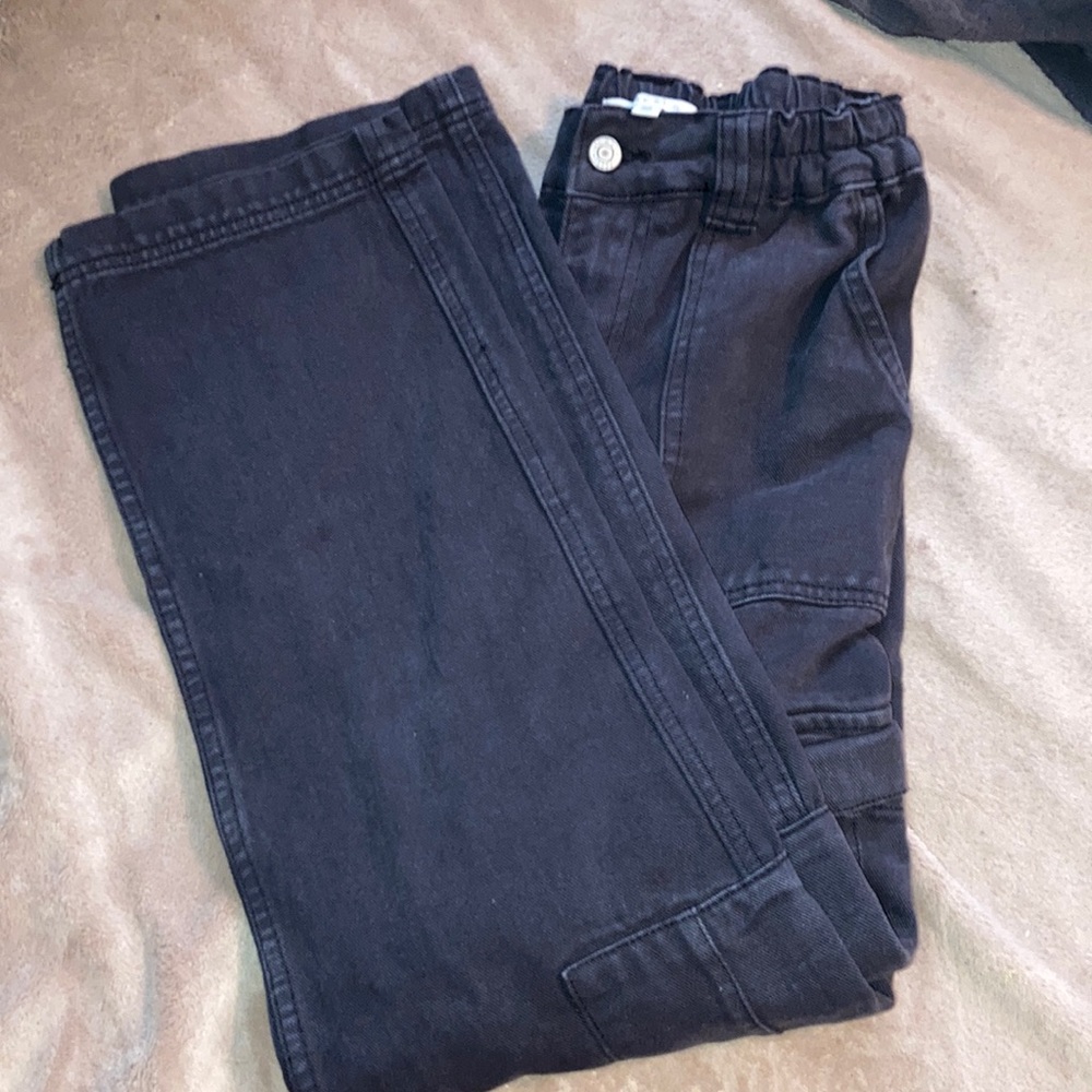 PACSUN Black Cargos